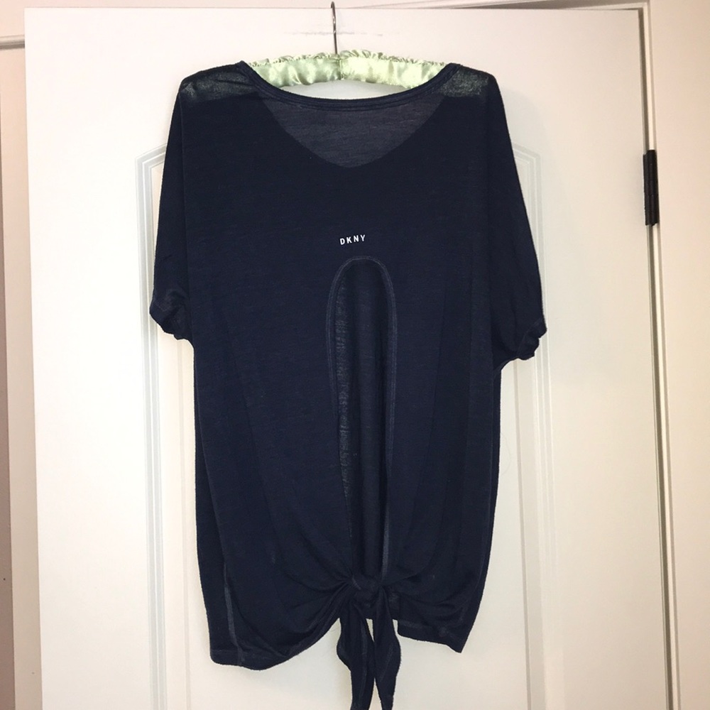 Another DKNY oversized shirt with open back